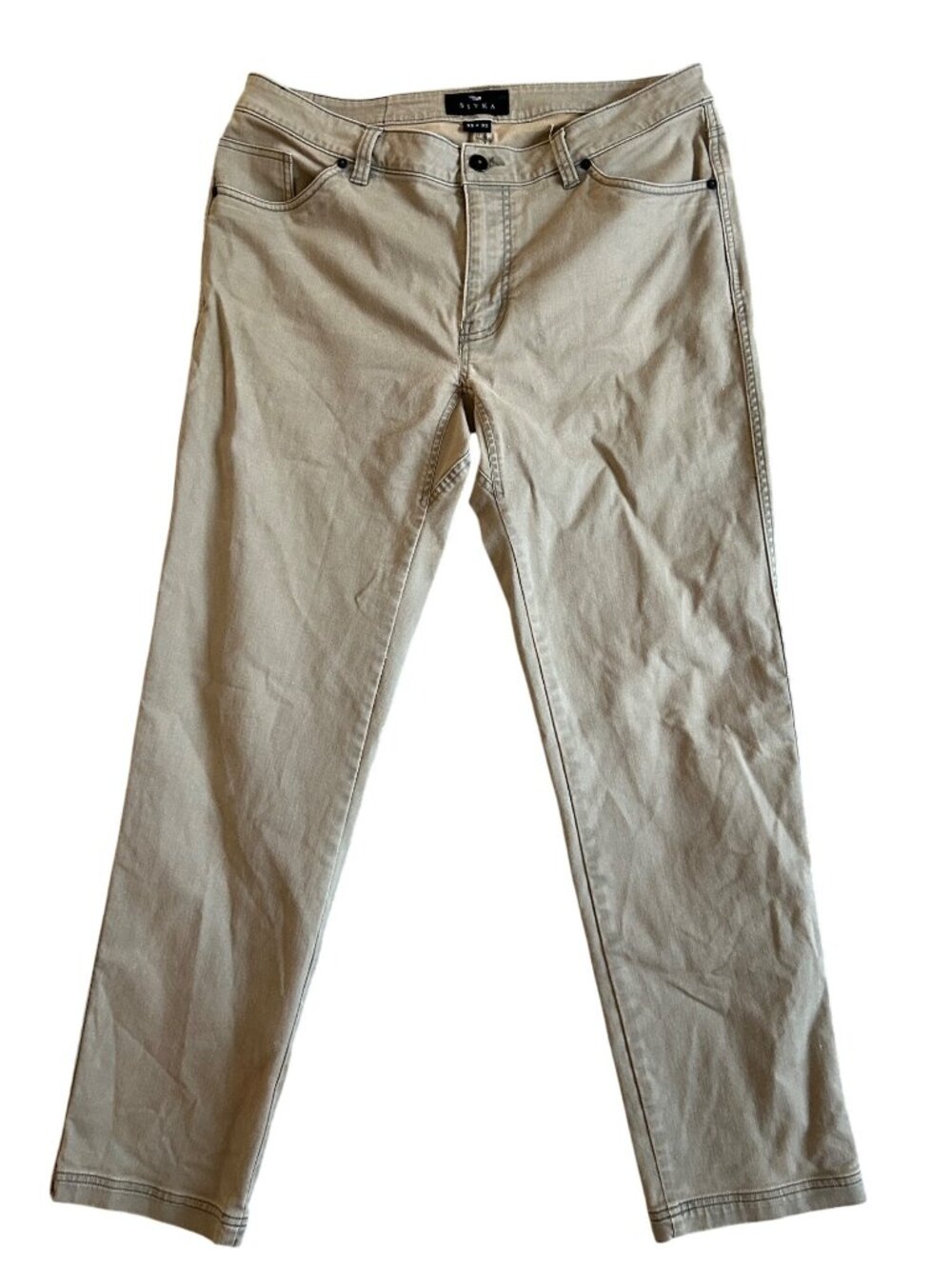 Sitka Men's Sz 35x32 Khaki Pants Slim Fit Cotton Blend